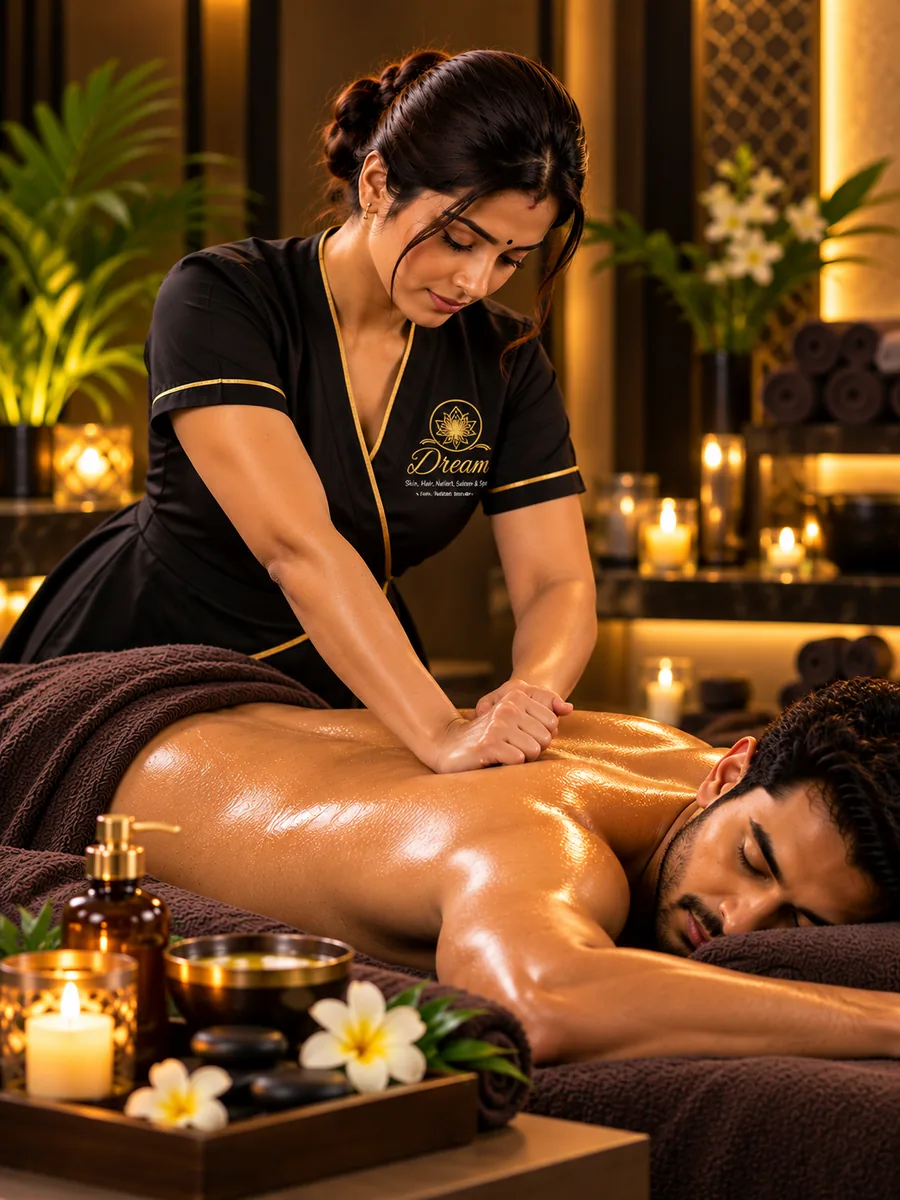 Deep Tissue Massage at Dream Wellness Spa, Monda Market, Secunderabad
